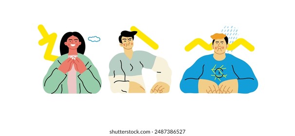 Creative Workspace: Video Conference, modern flat vector concept illustration of person engaging in virtual business meeting Connectivity, collaboration, digital interaction, remote work, productivity