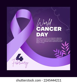 Creative World Cancer Day Instagram Post