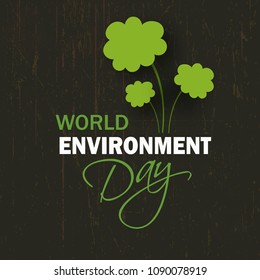 Creative World Environment Day Design.
