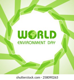 Creative World Environment Day Greeting stock vector