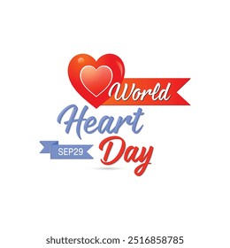 «Creative World Heart Day Vector Design»