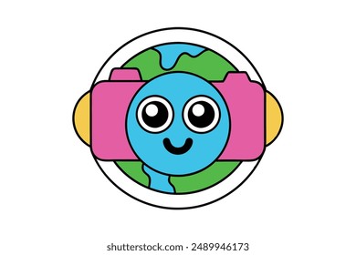 Creative World Photography Day vector illustration, cartoon, clipart, and line art design