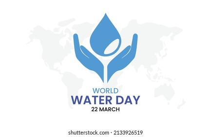 Creative world water day banner design 2022