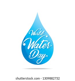 creative world water day poster or banner design, save water concept