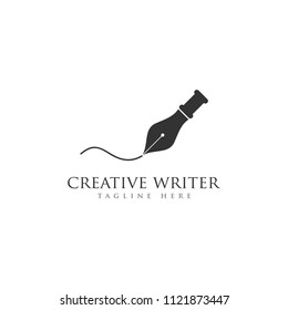CREATIVE WRITER LOGO DESIGN TeMPLATE