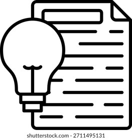 Icono de escritura creativa para su proyecto