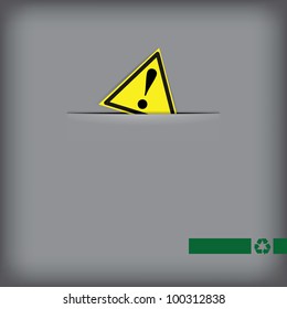 Creative Writing on the topic of environmental security. Vector illustration.