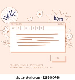 Creative Writing or Storytelling for Artists, Online Education, Copywriting Concept and Online Editing Text Document, Distant Learning. Correct Errors Proofreader Checks. Transcription Written Text.