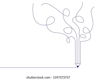 Creative writing storytelling background vector eps 10