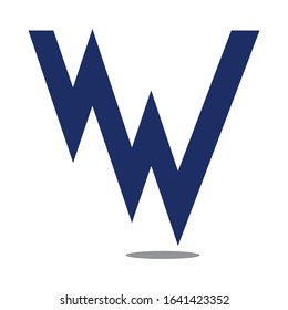 Creative WW logo design for financial business companies, technology companies