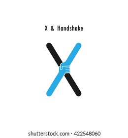 Creative X- letter icon abstract logo design vector template.Business offer,partnership icon.Corporate business and industrial logotype symbol.Vector illustration