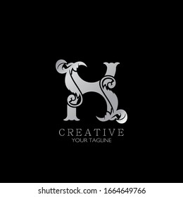 Creative X Letter Luxury Initial Nature Tropical Leaf Logo Symbol, monogram Vektorillustration Design Konzept Naturvintage.