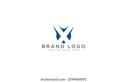 Creative X logo for Branding  and Startups.