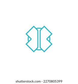 creative x logo x icon catchy simple x logo