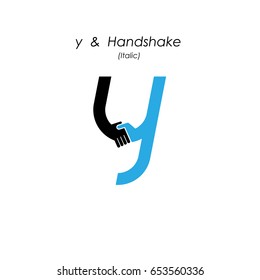 Creative y- letter icon abstract logo design vector template.Business offer,partnership icon.Corporate business and industrial logotype symbol.Vector illustration