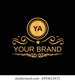 Creative YA letter logo design for your business brands