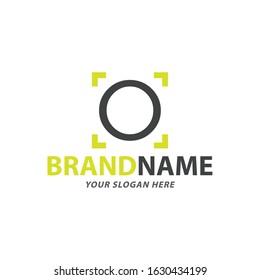 Creative Yellow and Gray Box Logo Design, Vector