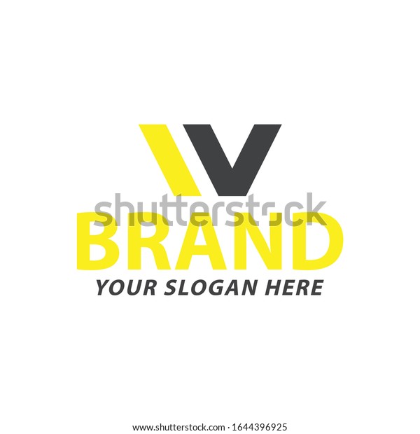 Creative Yellow Letter W Logo Design Stock Vector (Royalty Free ...