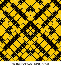 creative yellow Vector modern geometric tiles pattern lined shape