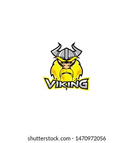 creative yellow vikings logo templates