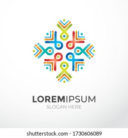 Creative Youth Pattern Logo Template