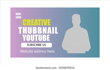 creative youtube thumble design logo