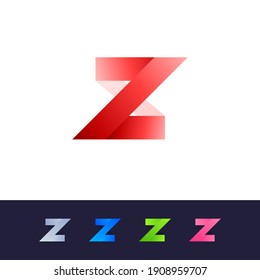 Creative Z Letter Logo Design - Z Logo Design Vector - Awesome Z Icon Template