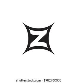 Diseño de logotipo de carta Z creativa