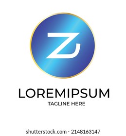 Creative Z Letter Logo Design Vector