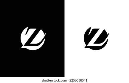 Creative Z Letter Logo Design with Icon Vector Illustration.