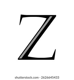 Creative Z Letter Logo Design with Swoosh Icon