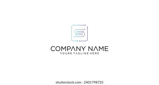 Creative of A to Z letter logo designs with modern technology concepts | premium vector