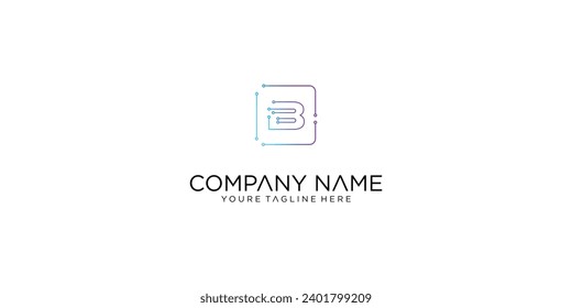 Creative of A to Z letter logo designs with modern technology concepts | premium vector