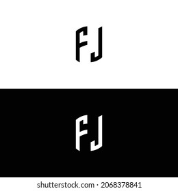Creative-FJ-Architecture-Monogram-letters-Logo.It will be suitable for which company or brand name start those initial
