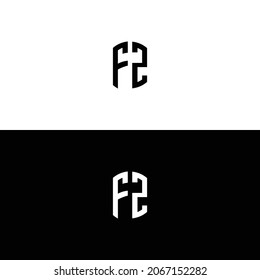 Creative-FZ-Architecture-Monogram-letters-Logo.It will be suitable for which company or brand name start those initial