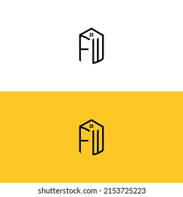 Creative--initial-FW-letters--Box-House-logo.It will be suitable for which company or brand name start those initial
