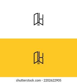 Creativo-inicial-letras-DW-Hogar-y-Construcción-logotipo.Será adecuado para qué marca o nombre de empresa