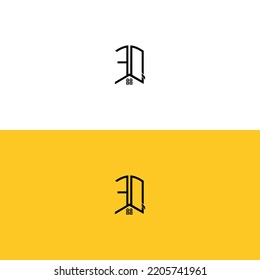 Letras creativas-iniciales-FQ-Home-and-Construction-logo.Será adecuado para qué marca o nombre de empresa