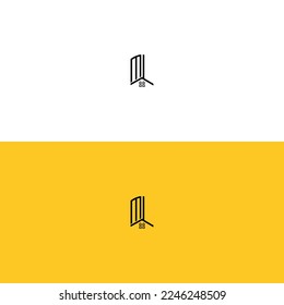 Creative-initial-letters-ML-Home-and-Construction-logo.It will be suitable for which company name or brand