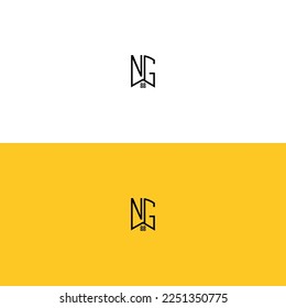 Creative-initial-letters-NG-Home-and-Construction-logo.It will be suitable for which company name or brand