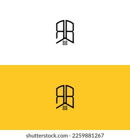 Creative-initial-letters-RB-Home-and-Construction-logo.It will be suitable for which company name or brand