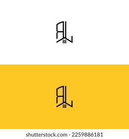 Letras creativas-iniciales-RJ-Home-and-Construction-logo.Será adecuado para qué nombre de empresa o marca