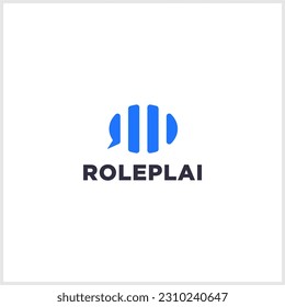 Creative-initial-letters-RP-Chatting Letter-logo.It will be suitable for which company name or brand