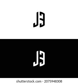 Creative-JE-Architecture-Monogram-letters-Logo.It will be suitable for which company or brand name start those initial