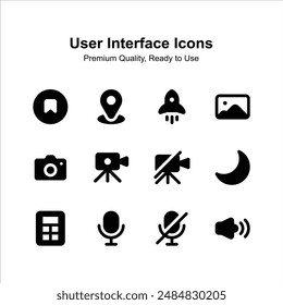 Creatively crafted pack of user interface icons in editable style, ready to use in websites and mobile apps