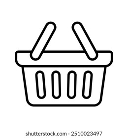 Creatively designed amazing icon of shopping in editable style