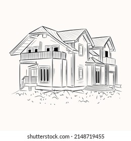 Ilustración de doodle de diseño creativo 

