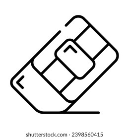 Creatively designed modern icon of eraser, vector in trendy editable style