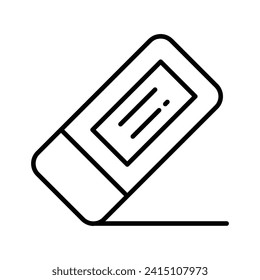 Creatively designed modern icon of eraser, vector in trendy editable style