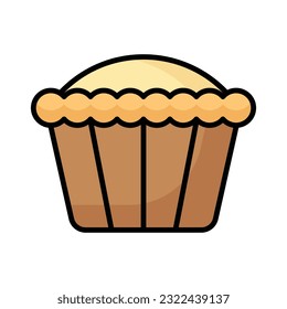 Creatively designed vector of butter tart in modern style, ready to use icon